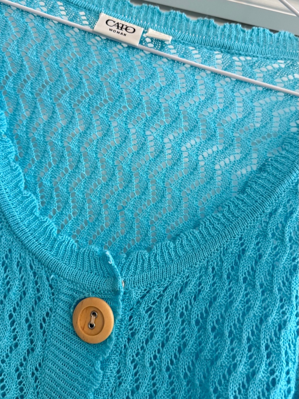 Cato woman’s size 18w-20w knit button cardigan EUC - Picture 6 of 13